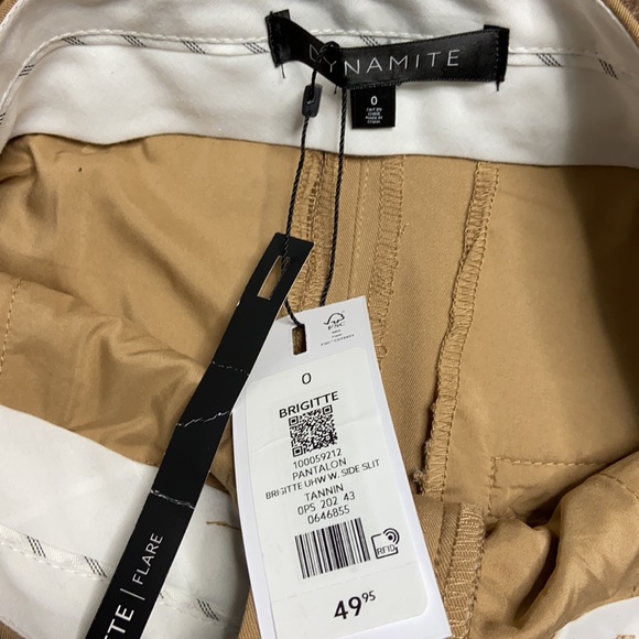 Dynamite Tan Brigitte Ultra High Waist Flare Pants - Picture 12 of 14